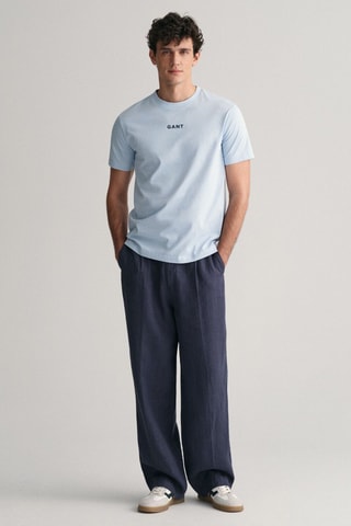 T-shirt Regular Fit - Lichtblauw