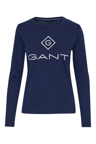 T-shirt Regular Fit - Marineblauw