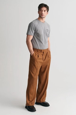 T-shirt - Gemêleerd Grijs en Zwart