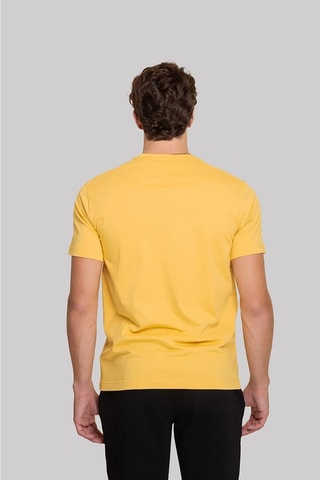 T-shirt - Geel en Marineblauw