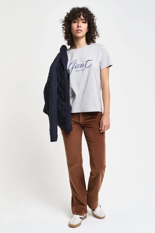 T-shirt - Gemêleerd Grijs