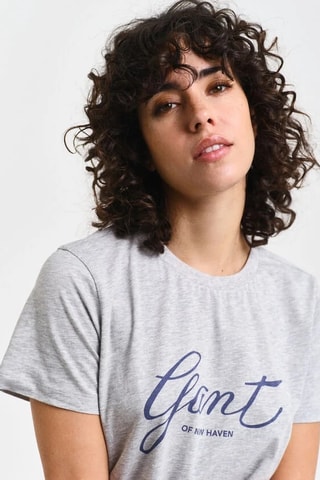 T-shirt - Gemêleerd Grijs