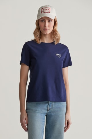 T-shirt - Marineblauw