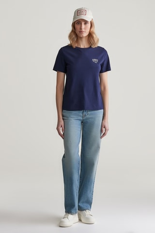 T-shirt - Marineblauw