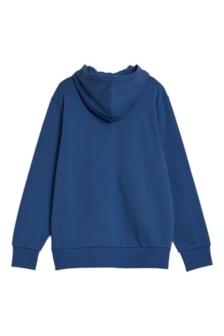 Sweater regular met capuchon - Blauw