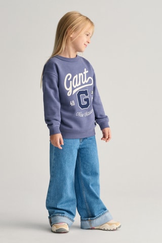 Sweater relaxed - Blauw