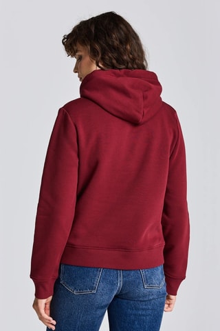 Sweater met Capuchon - Bordeauxrood