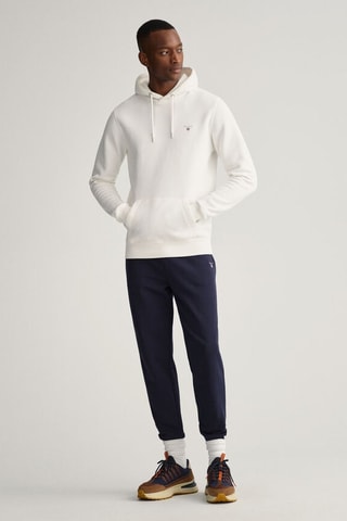Sweater regular met capuchon - Ecru