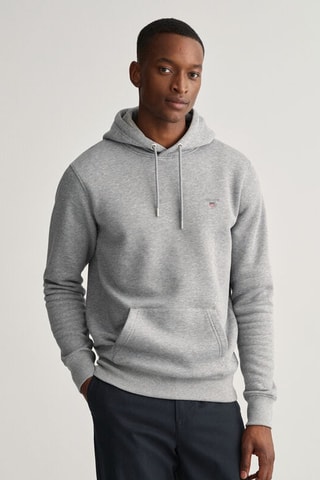 Sweat regular à capuche - Gris