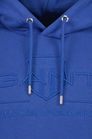 Sweat regular à capuche - Bleu