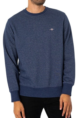 Sweater - Gemêleerd Kobaltblauw