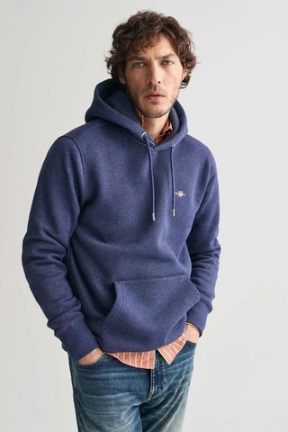 Sweater met Capuchon - Kobaltblauw