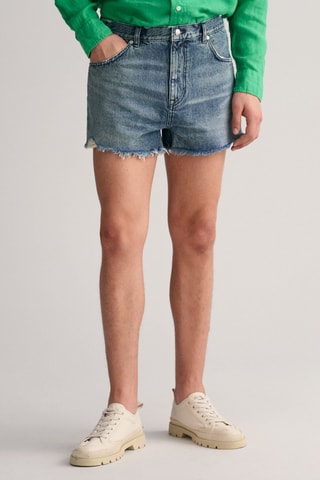 Short Regular - Verwassen Blauw