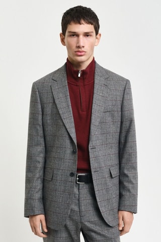 Wollen Colbert Slim Fit - Grijs