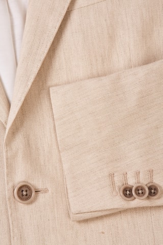 Linnen Colbert Slim Fit - Beige