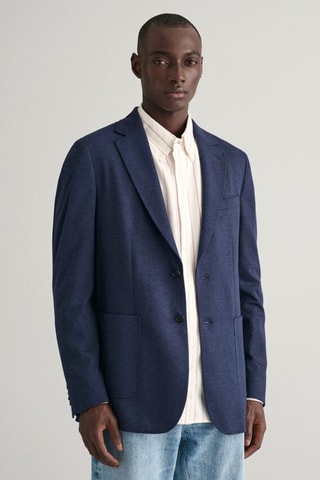 Blazer slim - Marineblauw