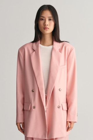 Oversized Wollen Blazer - Roze