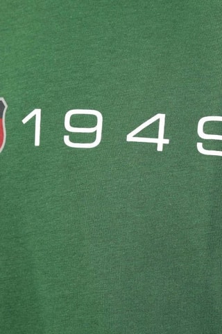 T-shirt - Groen en Ecru