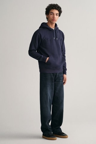 Sweater met Capuchon - Marineblauw