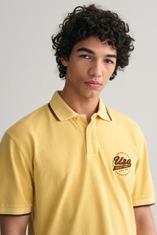 Polo - Geel en Bruin