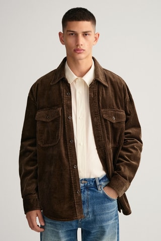 Velours Jasje - Donkerbruin