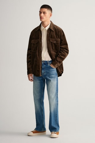 Velours Jasje - Donkerbruin