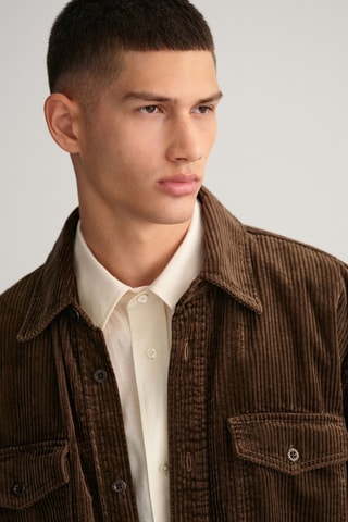 Velours Jasje - Donkerbruin