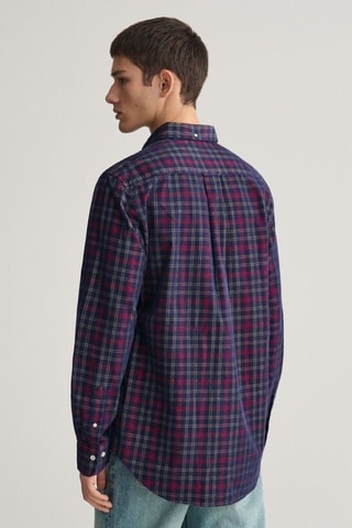 Blouse - Marineblauw en Fuchsia