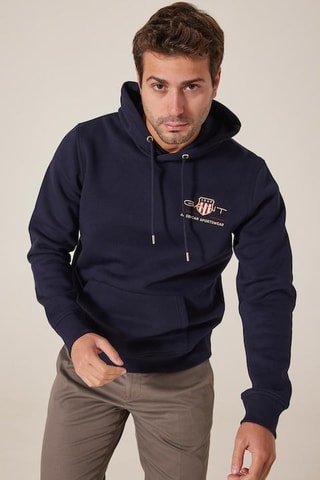 Sweater met Capuchon - Nachtblauw