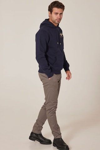 Sweater met Capuchon - Nachtblauw