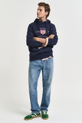 Sweater met Capuchon - Marineblauw