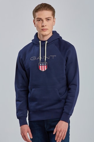 Sweater met Capuchon - Marineblauw