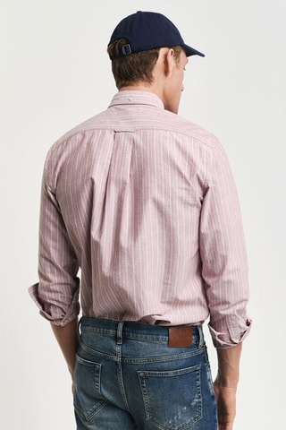 Blouse - Poederroze en Wit