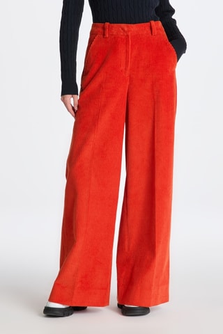 Velours Broek - Oranje