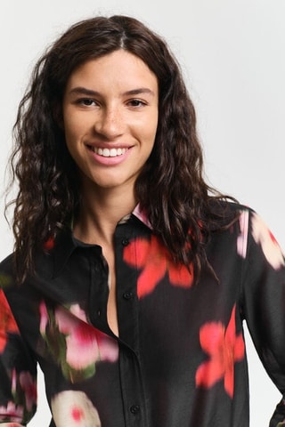 Zijden Blouse - Zwart