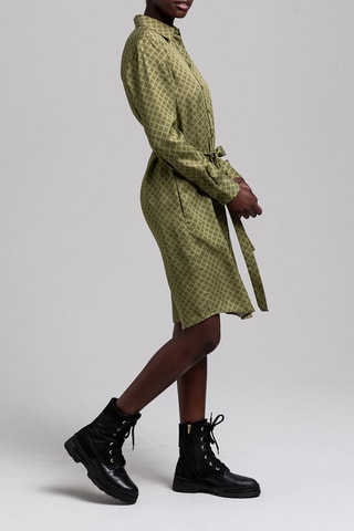 Blouse-jurk - Olijfgroen