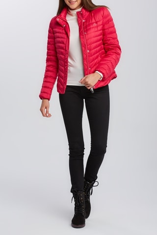 Gewatteerde Jas - Rood