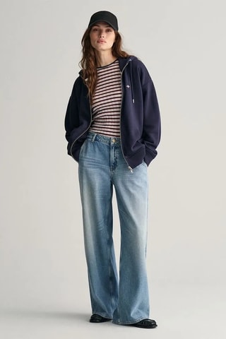 Sweater met Capuchon - Nachtblauw