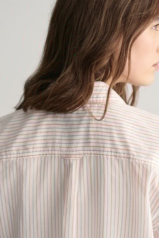 Blouse - Ecru en Rood