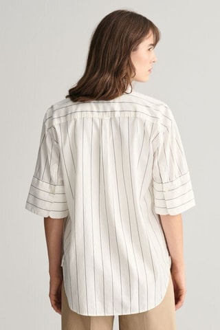 Blouse - Ecru en Zwart