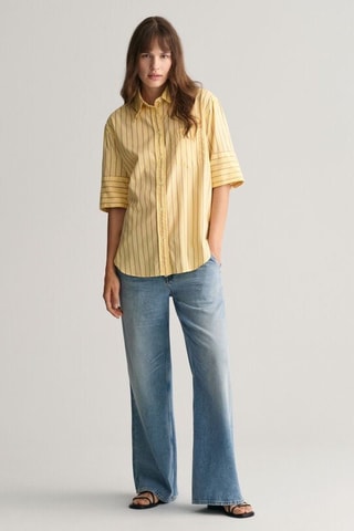 Blouse - Geel en Roze