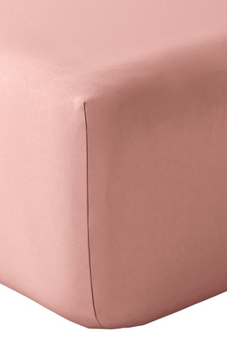 Lenzuolo sotto in percalle di cotone 80 fili/cm² - Rosa