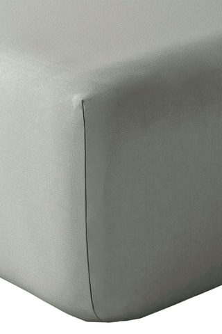 Lenzuolo sotto in percalle di cotone 80 fili/cm² - Ardesia