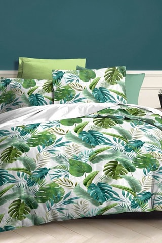 Conjunto de edredão em algodão 57 fios/cm² - Branco