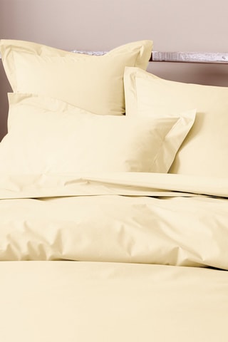 Copripiumino in percalle di cotone 80 fili/cm² - Avorio