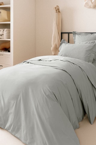 Copripiumino in percalle di cotone 80 fili/cm² - Perla