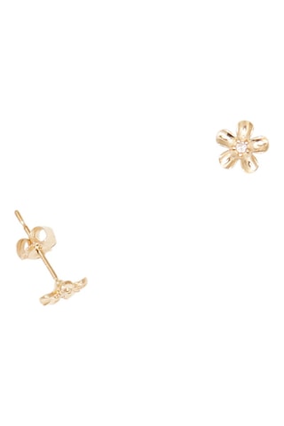 Puce Mini fleurs  - Or jaune