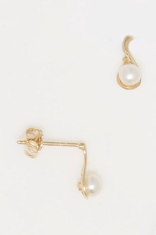 Boucles d'oreilles Goutte Perlée Or jaune et perles de culture d’eau douce