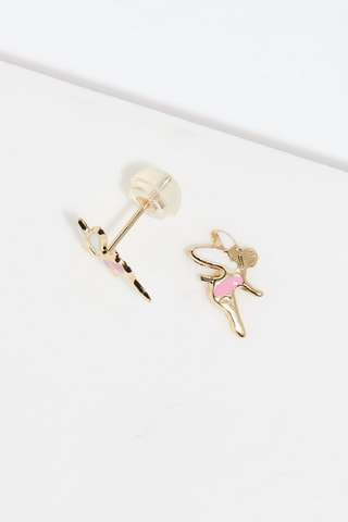 Boucles d'oreilles Fée Clochette - Or jaune