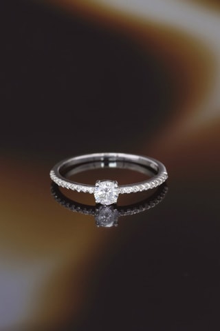 Bague Charme   Or blanc